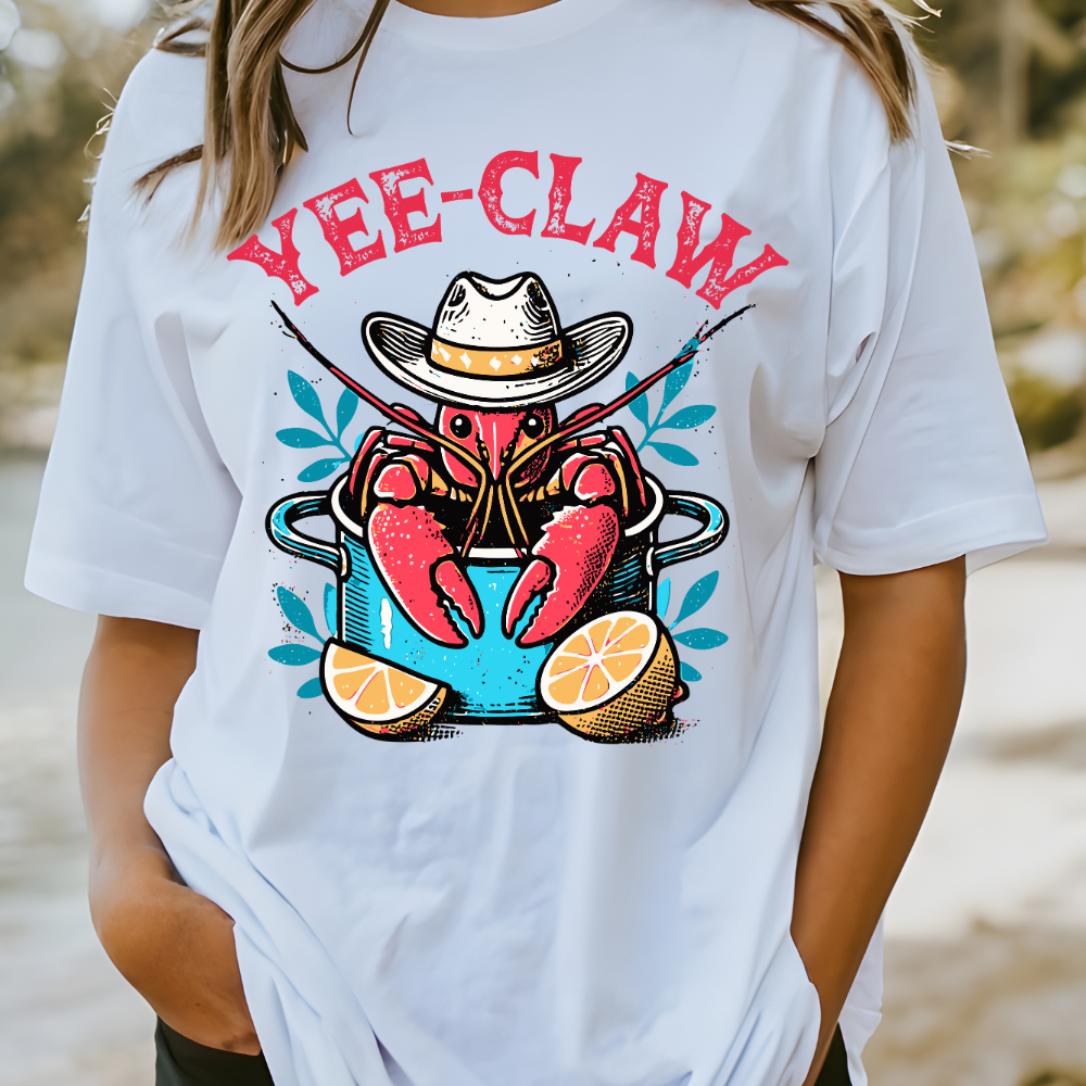 YEE-CLAW – Lobster Cowboy Boil Tee