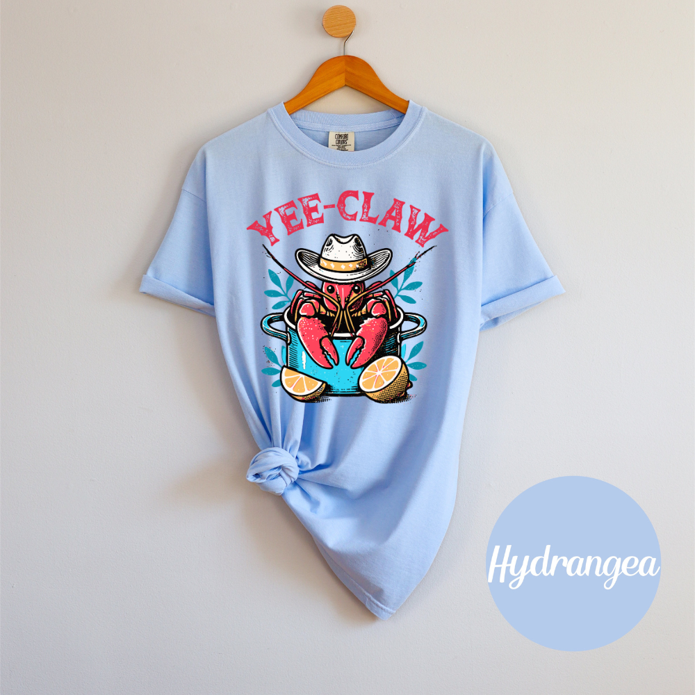YEE-CLAW – Lobster Cowboy Boil Tee