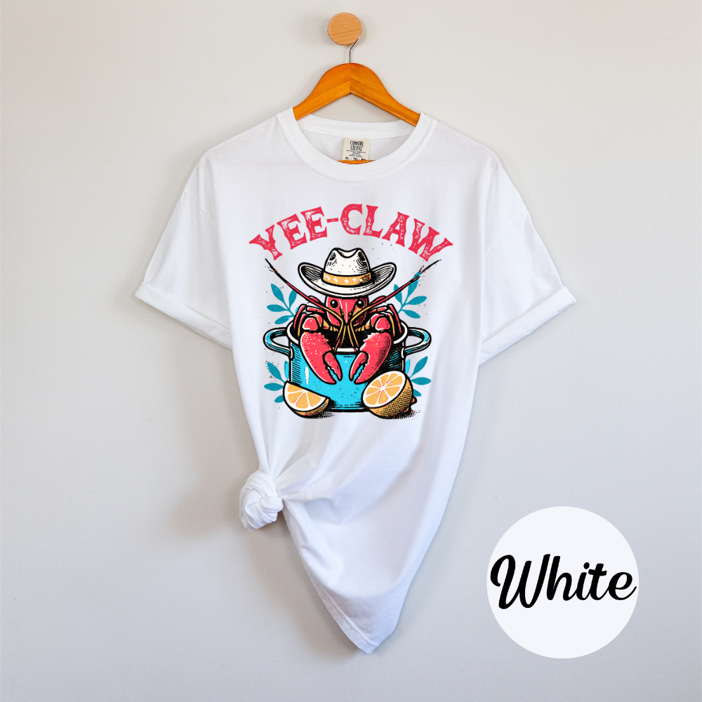 YEE-CLAW – Lobster Cowboy Boil Tee