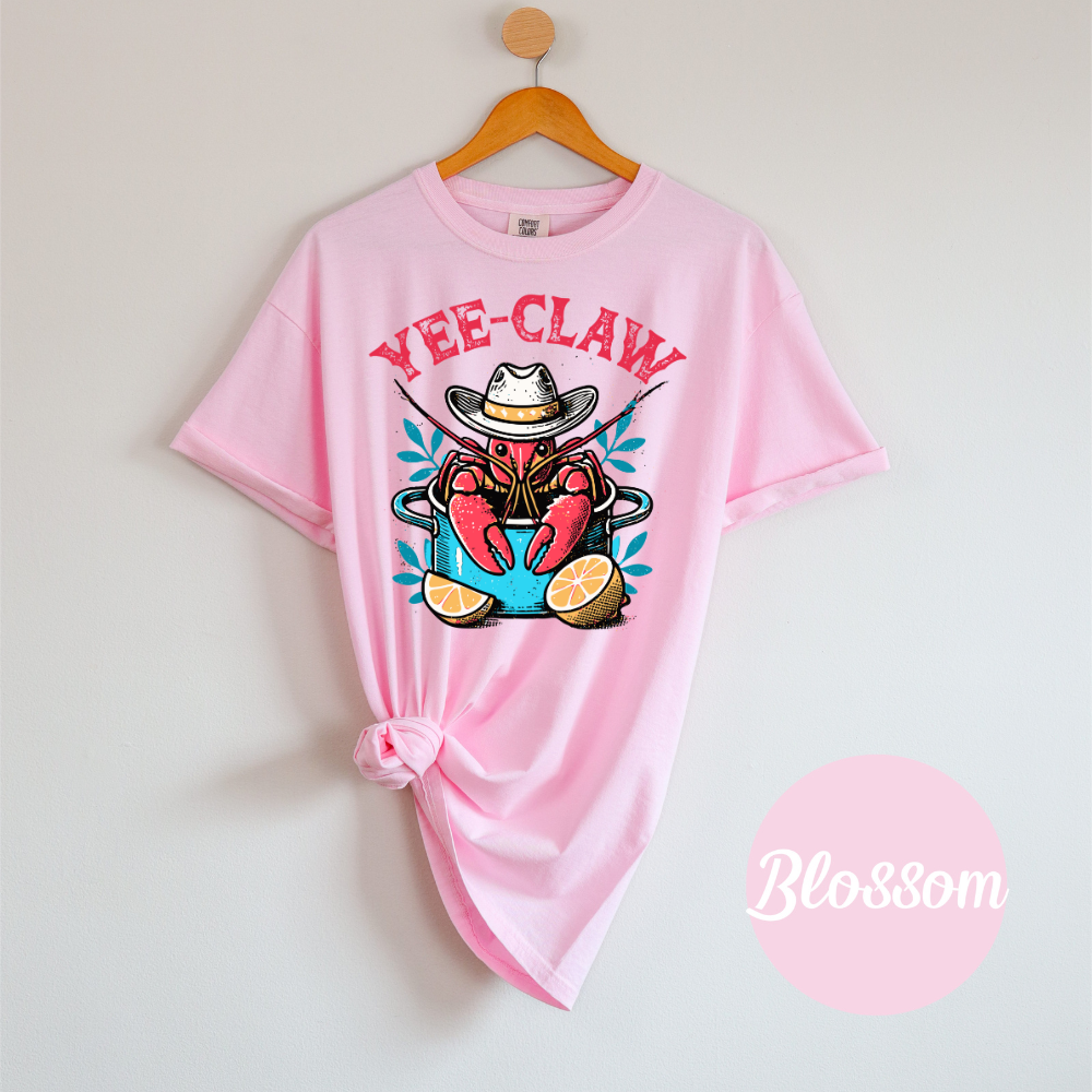 YEE-CLAW – Lobster Cowboy Boil Tee