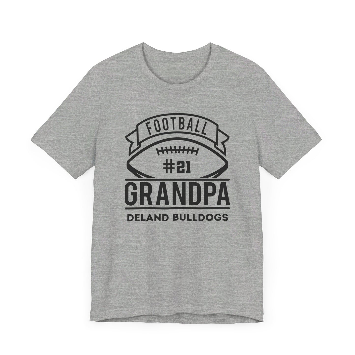 Personalized DeLand Bulldogs Football Grandpa Tee