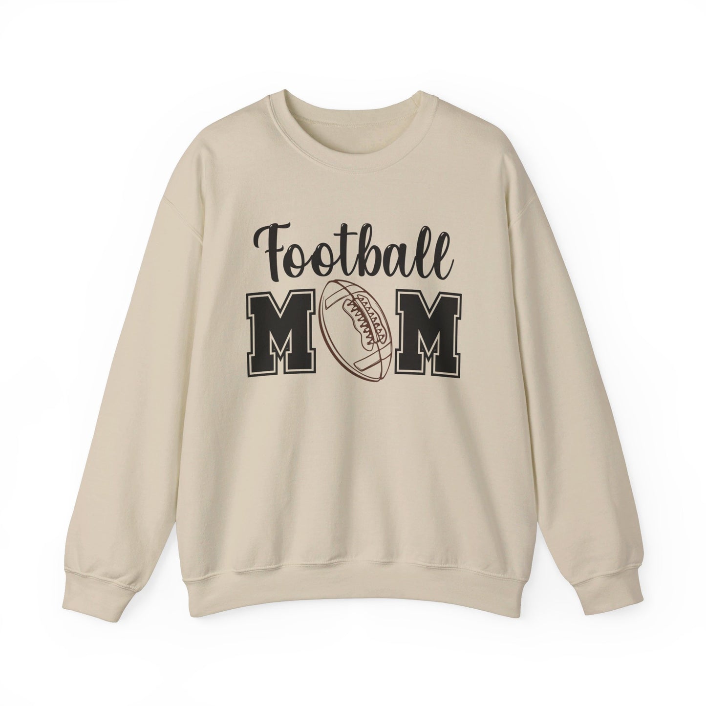 Personalized Football Mom Custom Name and Number Unisex Gildan Sweatshirt