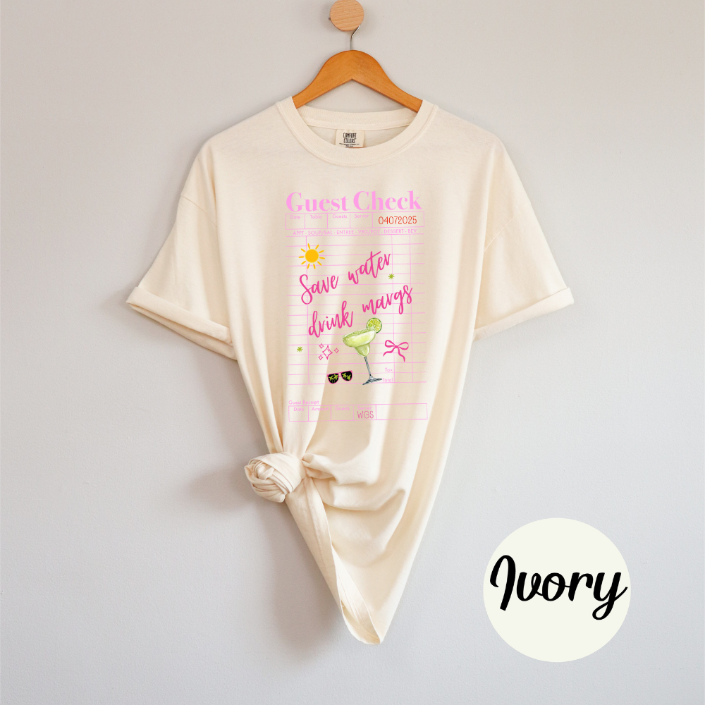 Save Water, Drink Margs – Guest Check Women’s Tee Soft T-Shirt