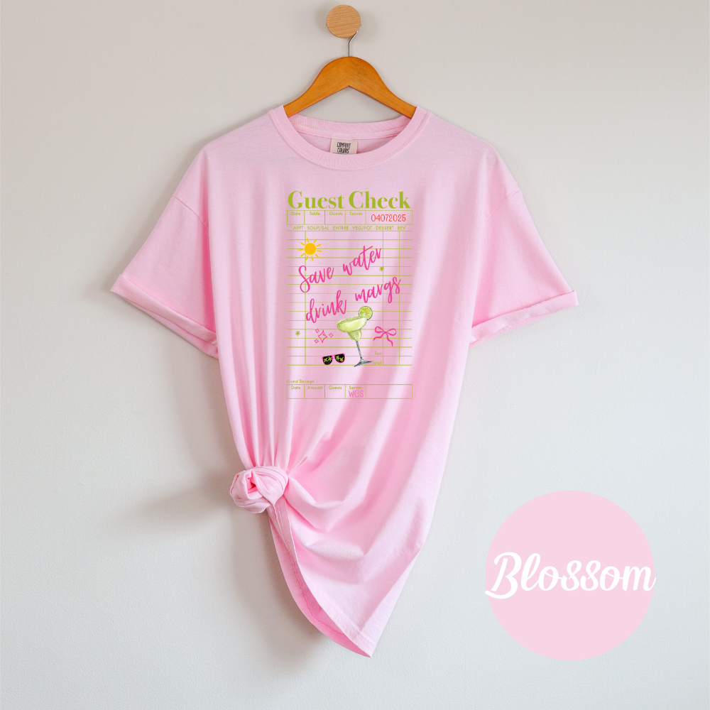 Save Water, Drink Margs – Guest Check Women’s Tee Soft T-Shirt