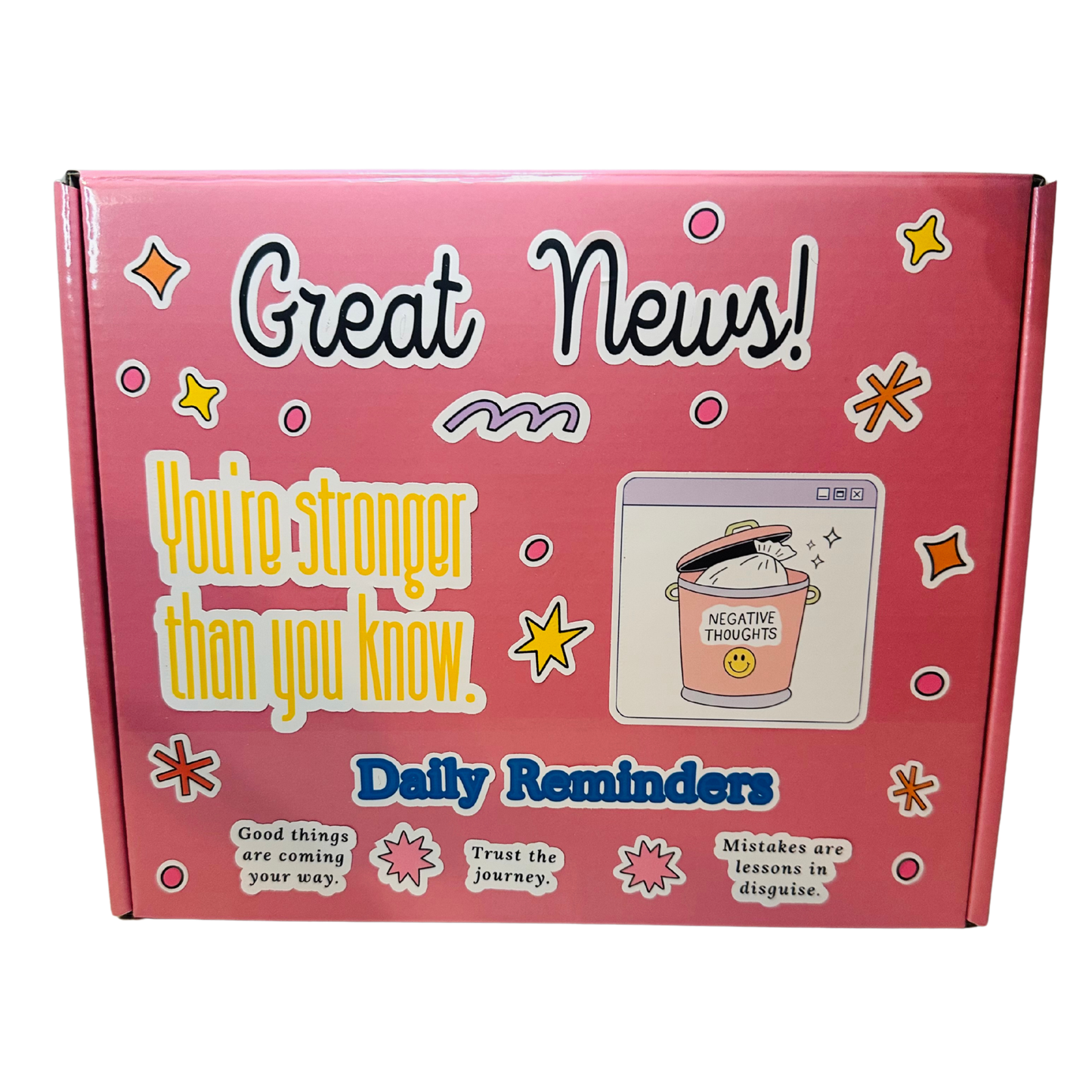 Womens Mental Health Wellness Box Gift Set: Daily Reminders Edition
