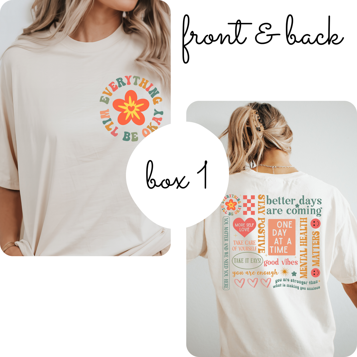 Womens Mental Health Wellness Box Gift Set: Daily Reminders Edition