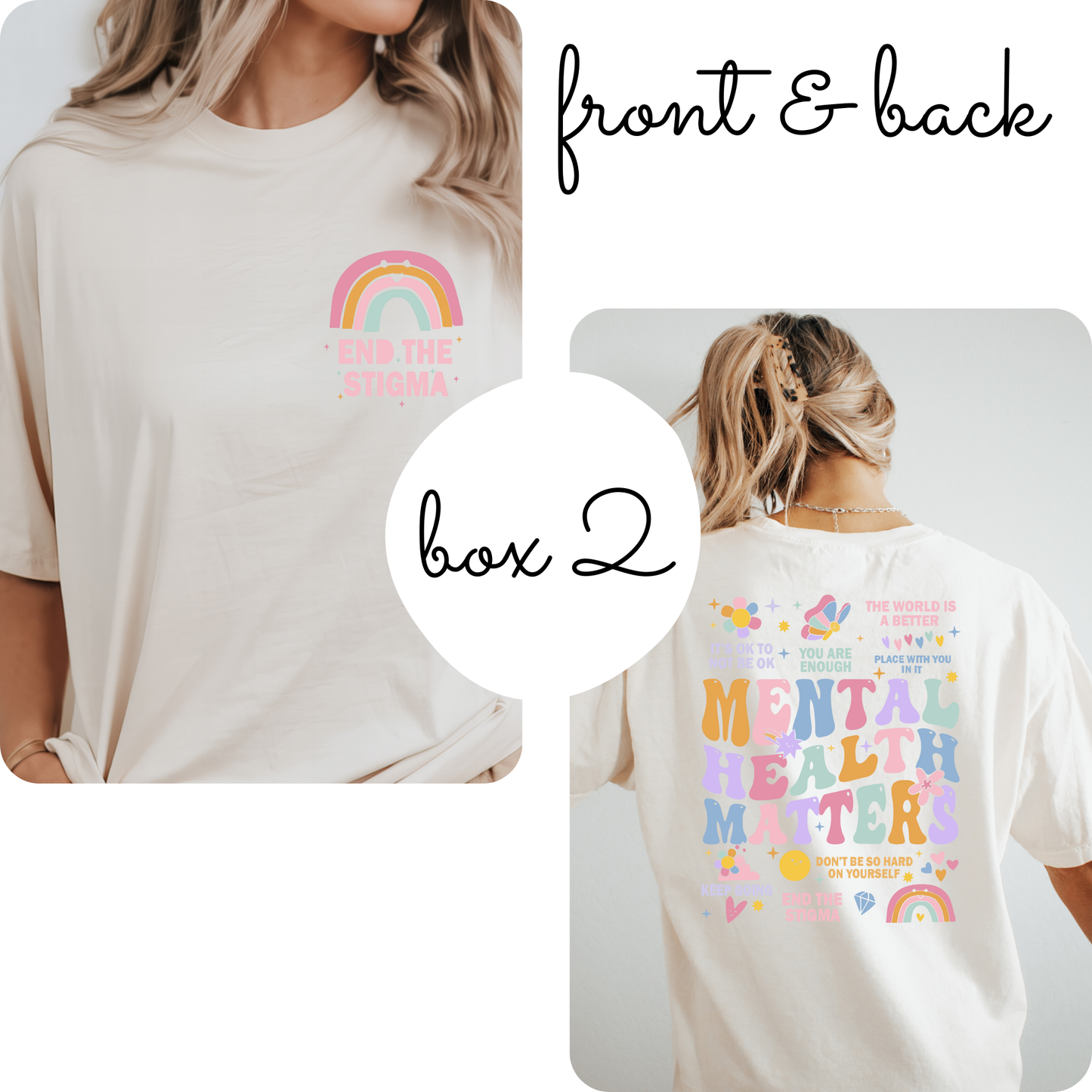 Womens Mental Health Wellness Box Gift Set: Daily Reminders Edition