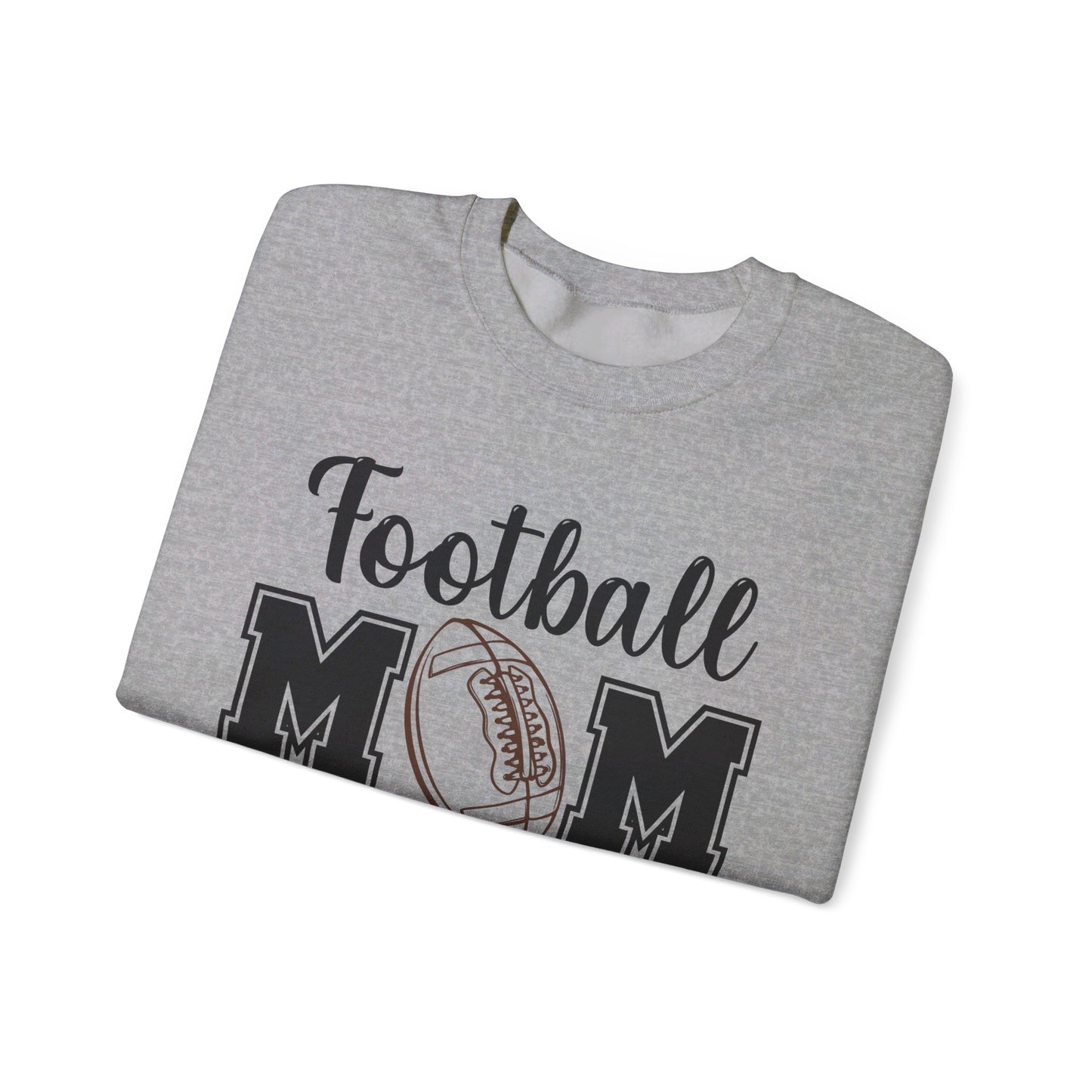 Personalized Football Mom Custom Name and Number Unisex Gildan Sweatshirt