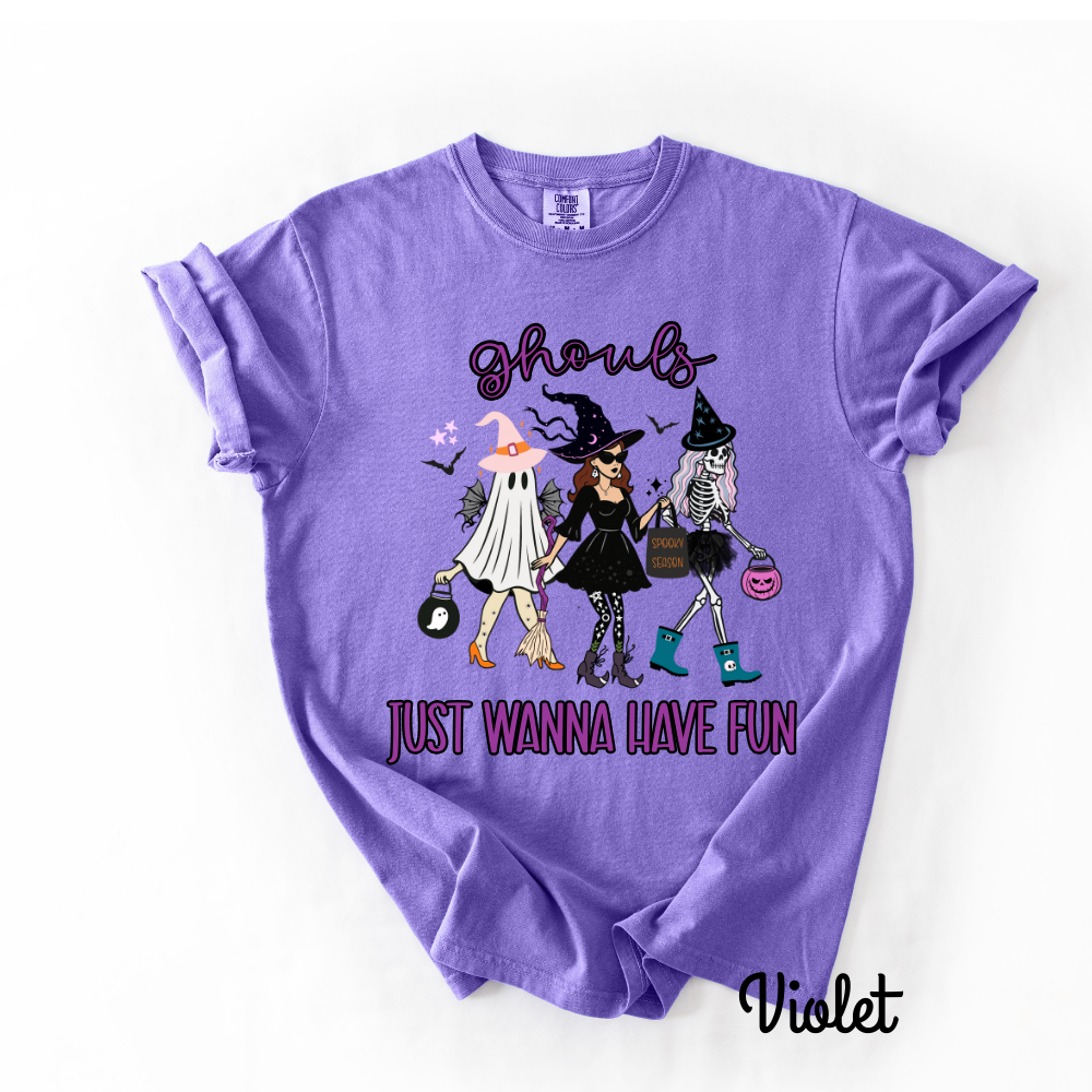 Ghouls Just Wanna Have Fun Theme – Ghoul Gang Halloween T-Shirt
