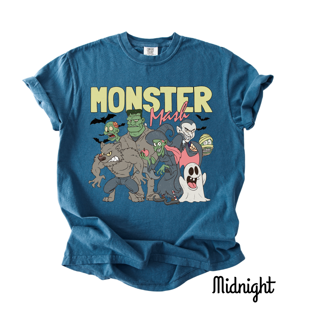Monster Mash Halloween Graphic T-Shirt β Comfort Colors Tee