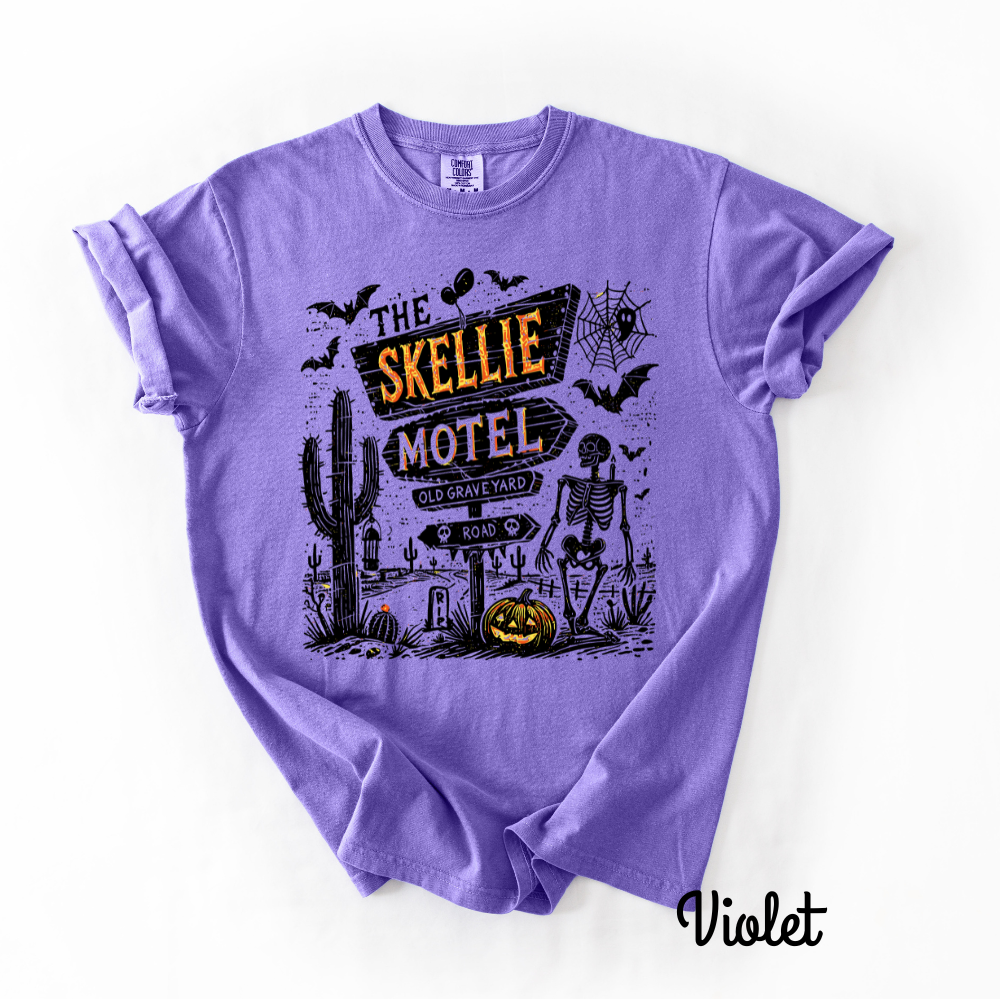 The Skellie Motel β Spooky Halloween Comfort Colors T-Shirt