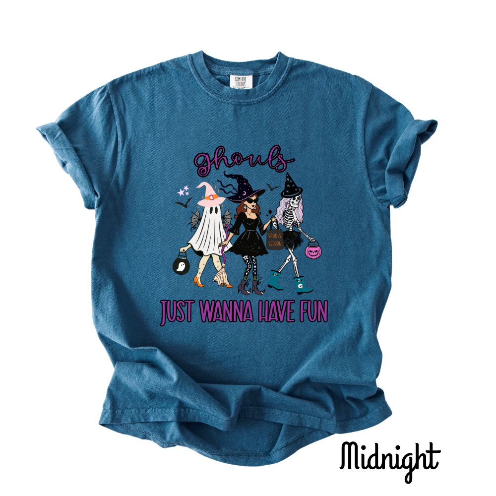 Ghouls Just Wanna Have Fun Theme – Ghoul Gang Halloween T-Shirt
