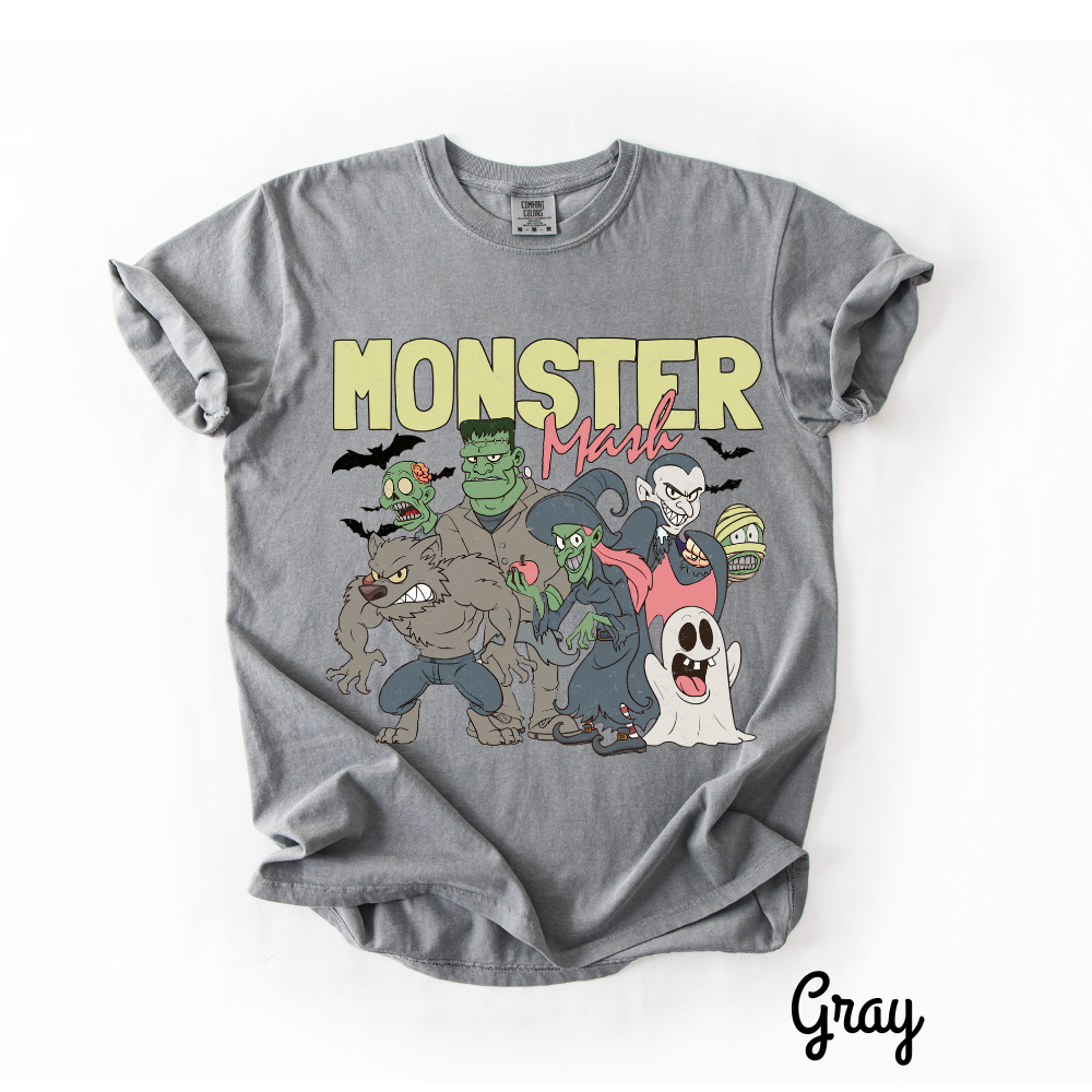 Monster Mash Halloween Graphic T-Shirt β Comfort Colors Tee