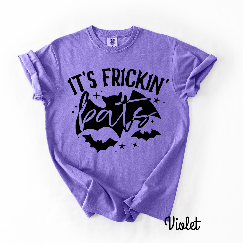 It’s Frickin’ Bats – Halloween Comfort Colors T-Shirt