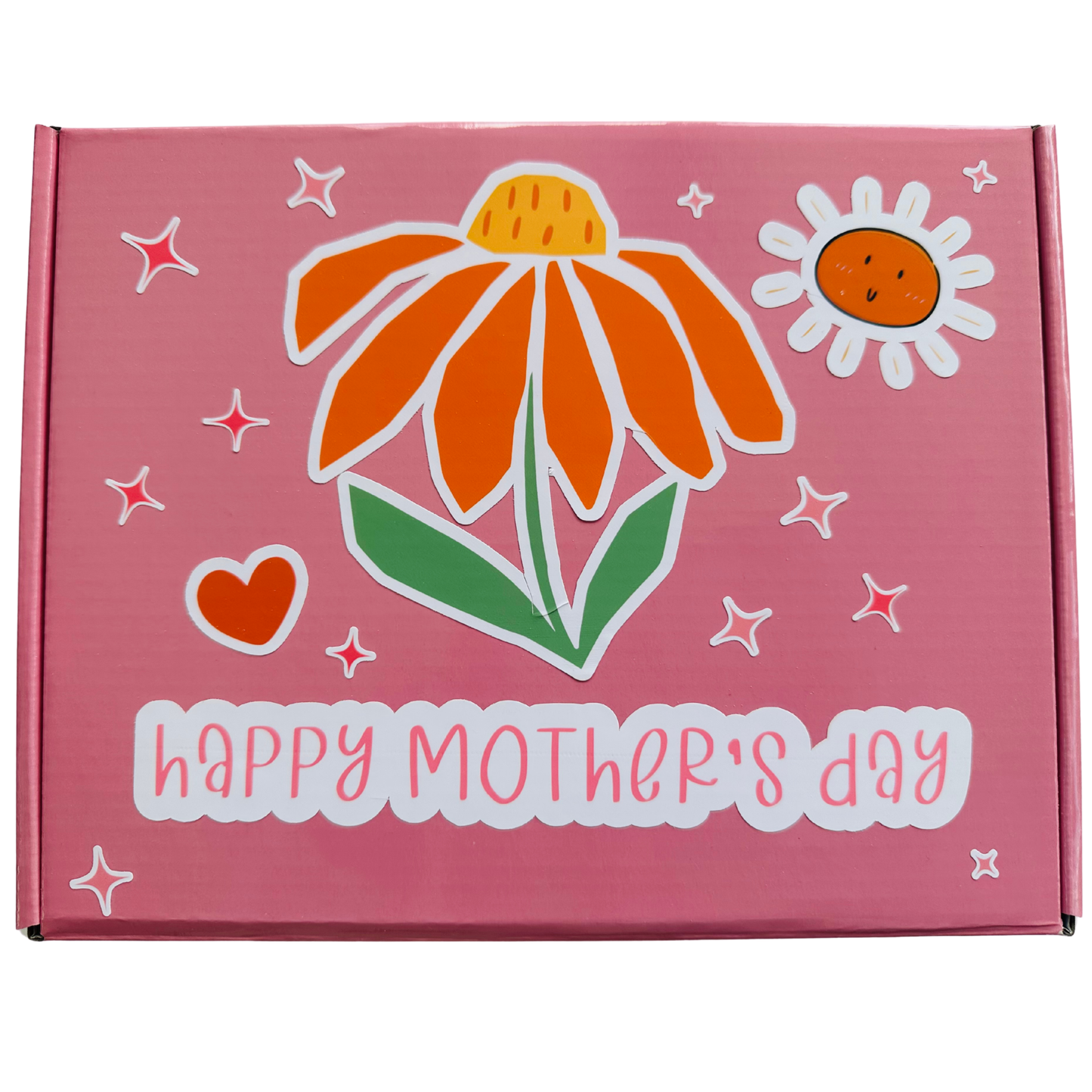 Handmade Mother’s Day Gift Box – T-Shirt, Cup, Earrings, I Love You Drink Stirrer, Card, Gift Idea