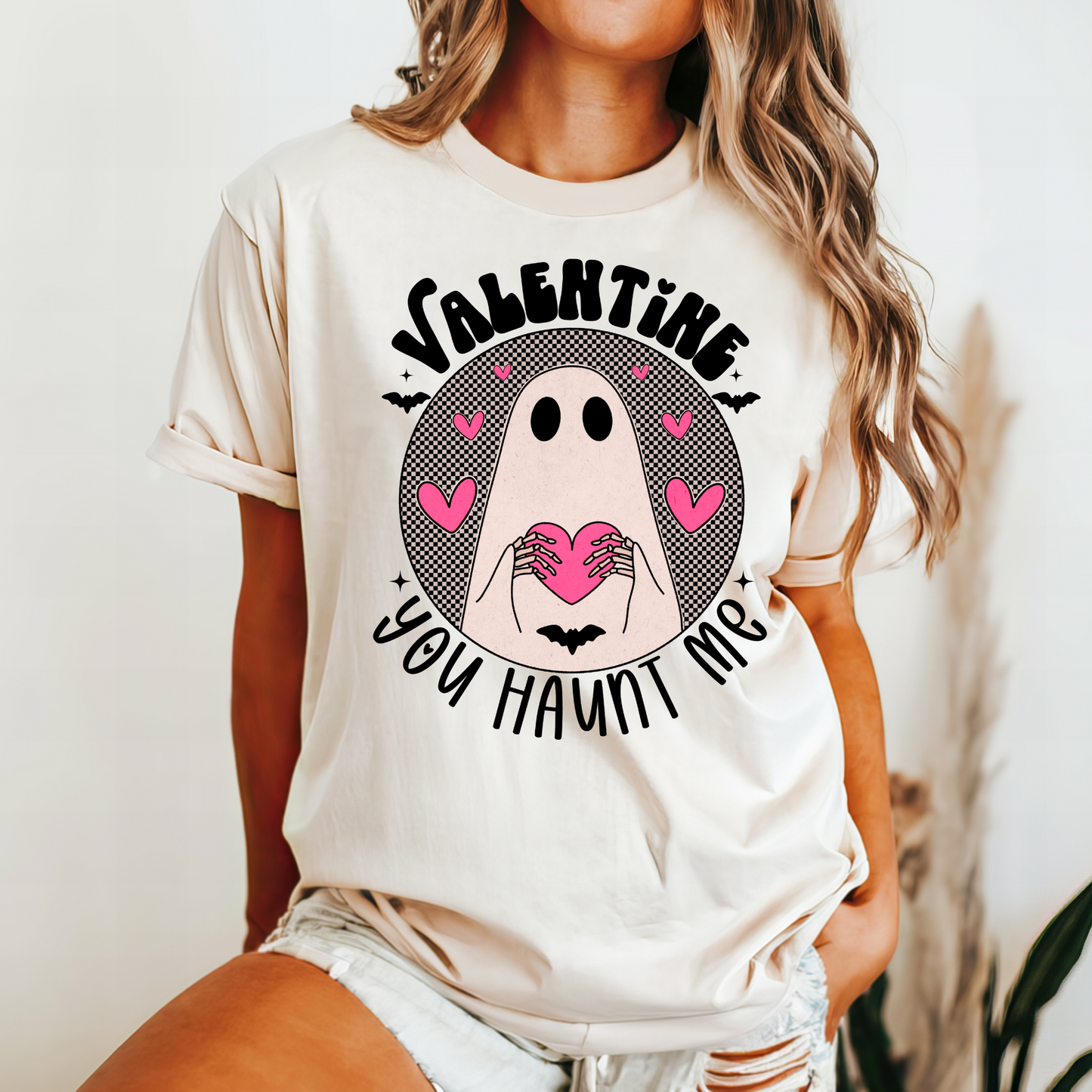 Valentine, You Haunt Me Ghost Tee