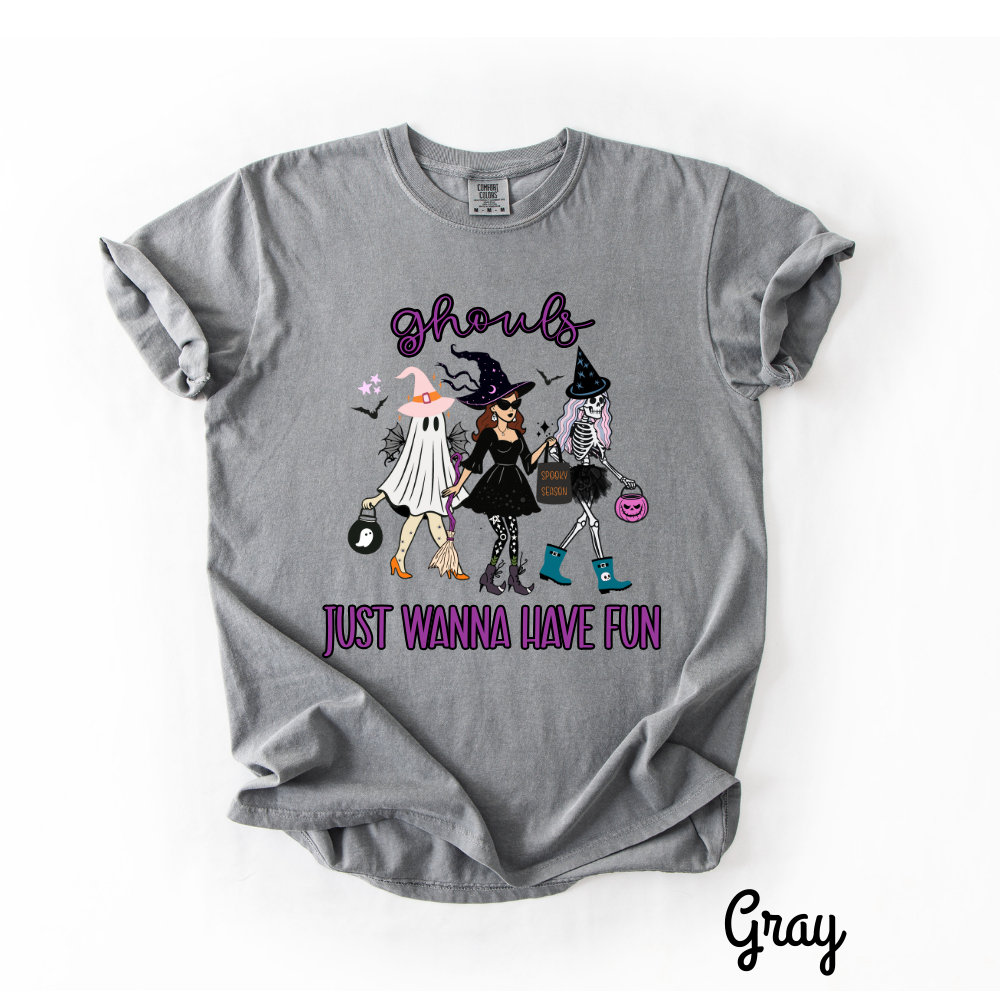 Ghouls Just Wanna Have Fun Theme – Ghoul Gang Halloween T-Shirt