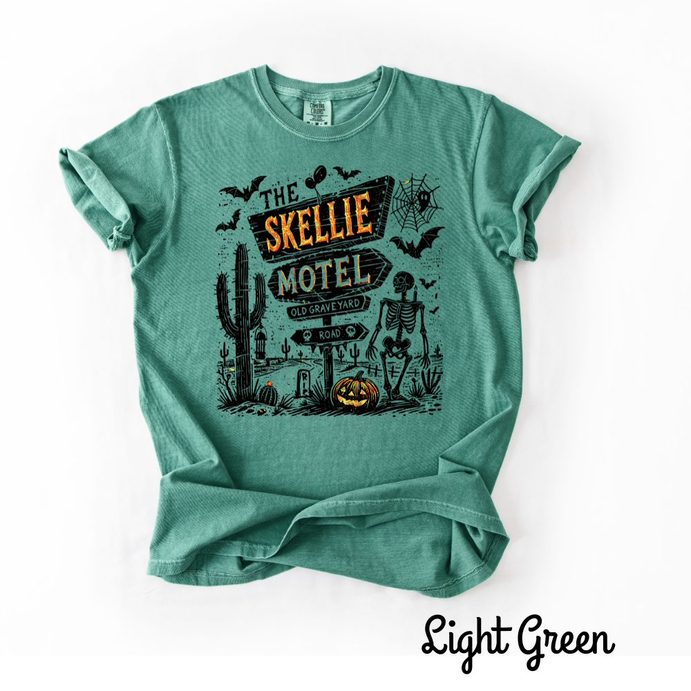 The Skellie Motel β Spooky Halloween Comfort Colors T-Shirt