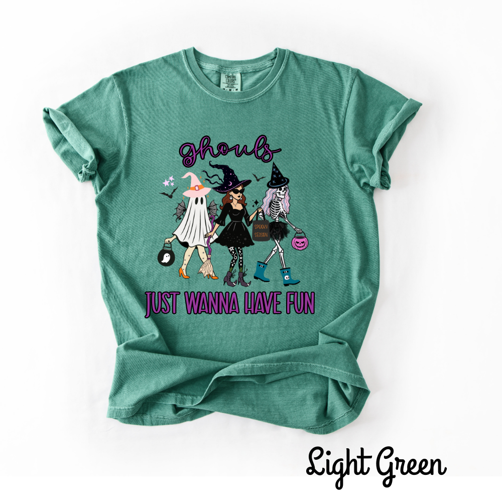 Ghouls Just Wanna Have Fun Theme – Ghoul Gang Halloween T-Shirt