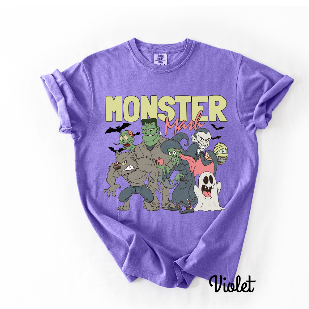 Monster Mash Halloween Graphic T-Shirt β Comfort Colors Tee