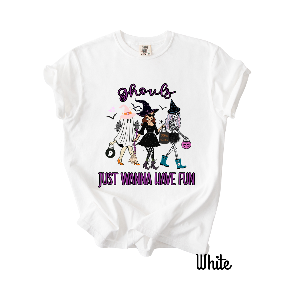 Ghouls Just Wanna Have Fun Theme – Ghoul Gang Halloween T-Shirt