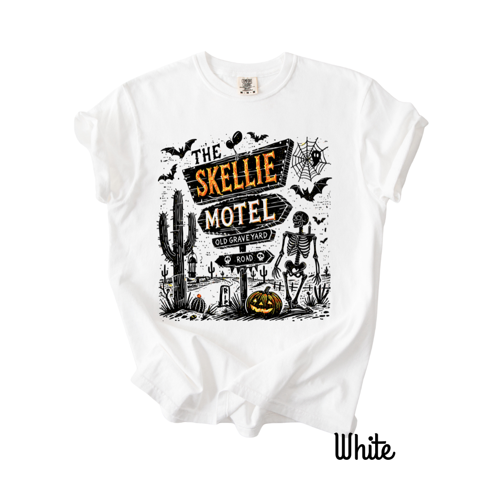 The Skellie Motel β Spooky Halloween Comfort Colors T-Shirt