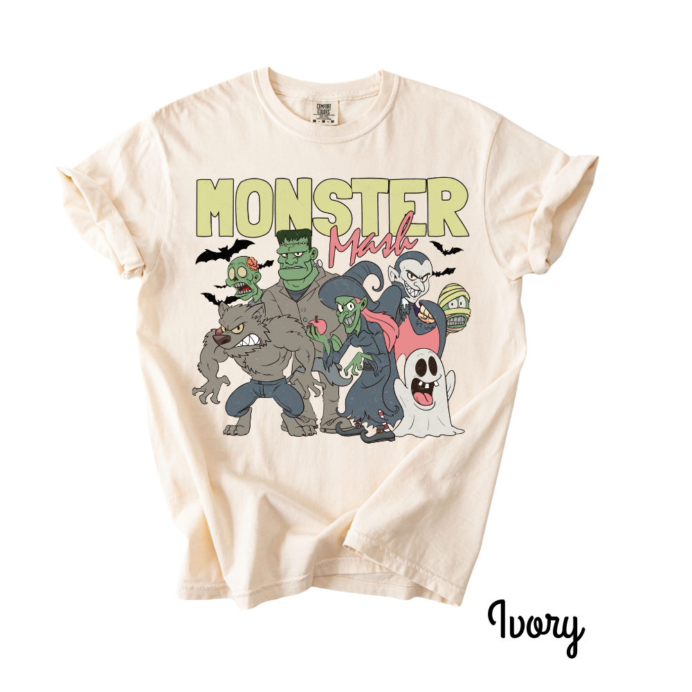 Monster Mash Halloween Graphic T-Shirt β Comfort Colors Tee