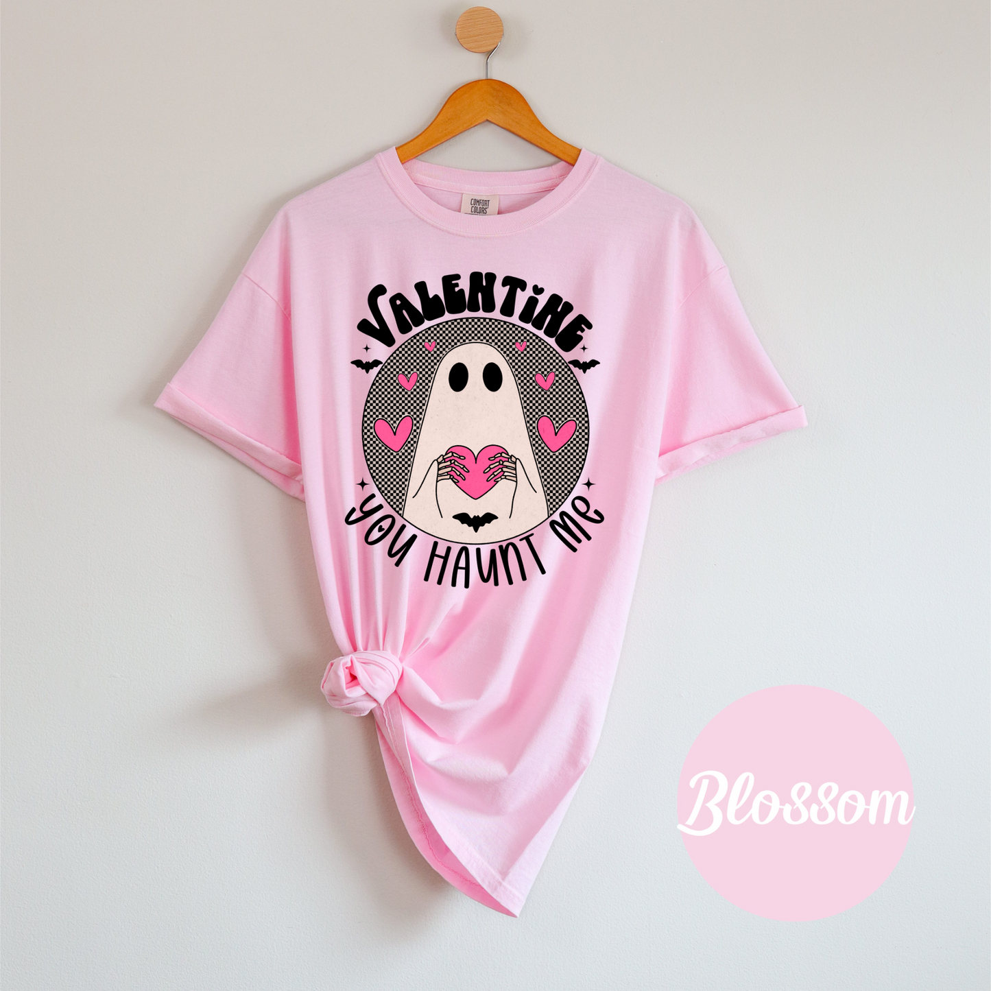 Valentine, You Haunt Me Ghost Tee