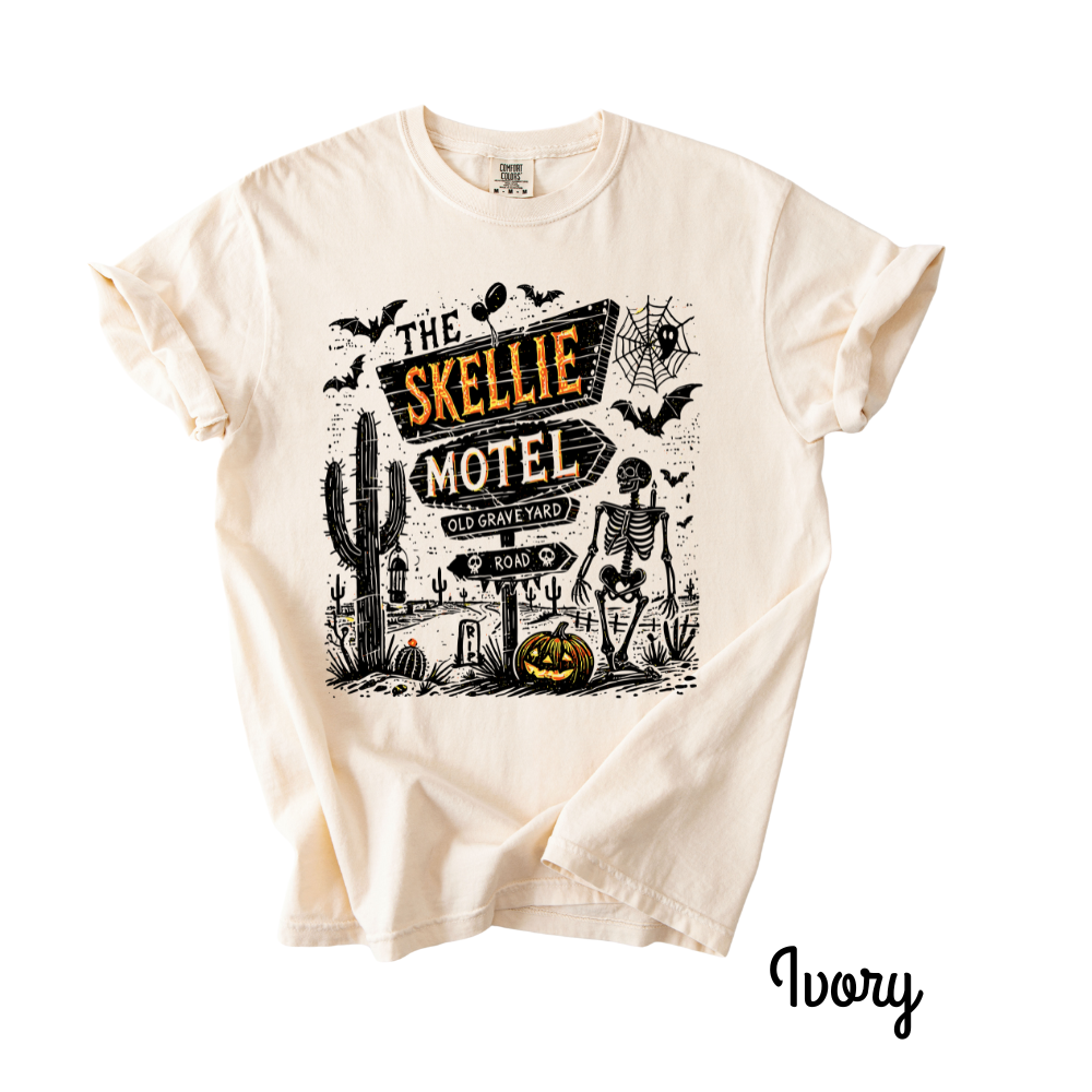 The Skellie Motel β Spooky Halloween Comfort Colors T-Shirt