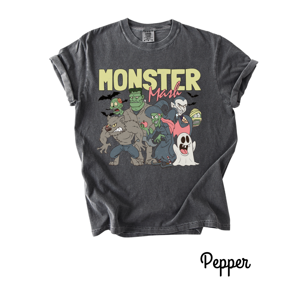 Monster Mash Halloween Graphic T-Shirt β Comfort Colors Tee