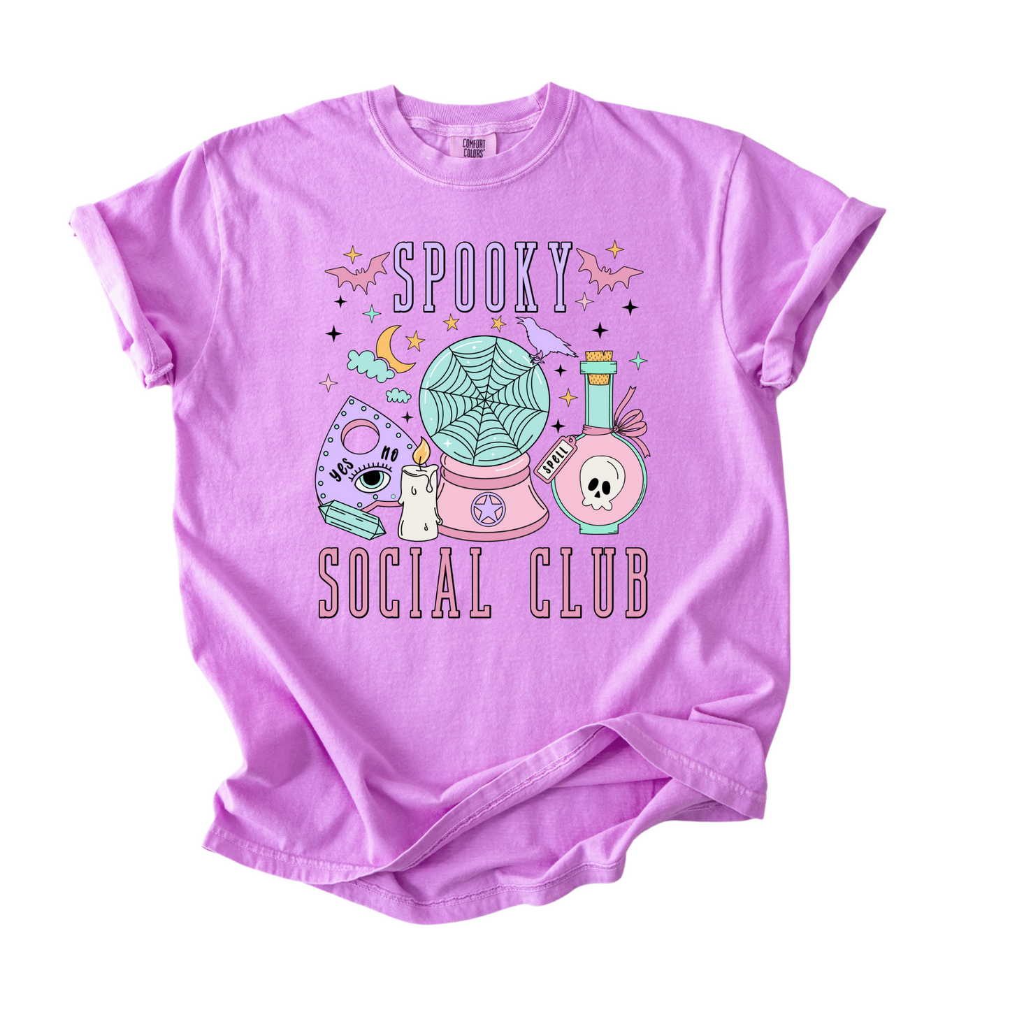 Spooky Social Club Women’s T-Shirt – Ghost Radio Halloween Tee