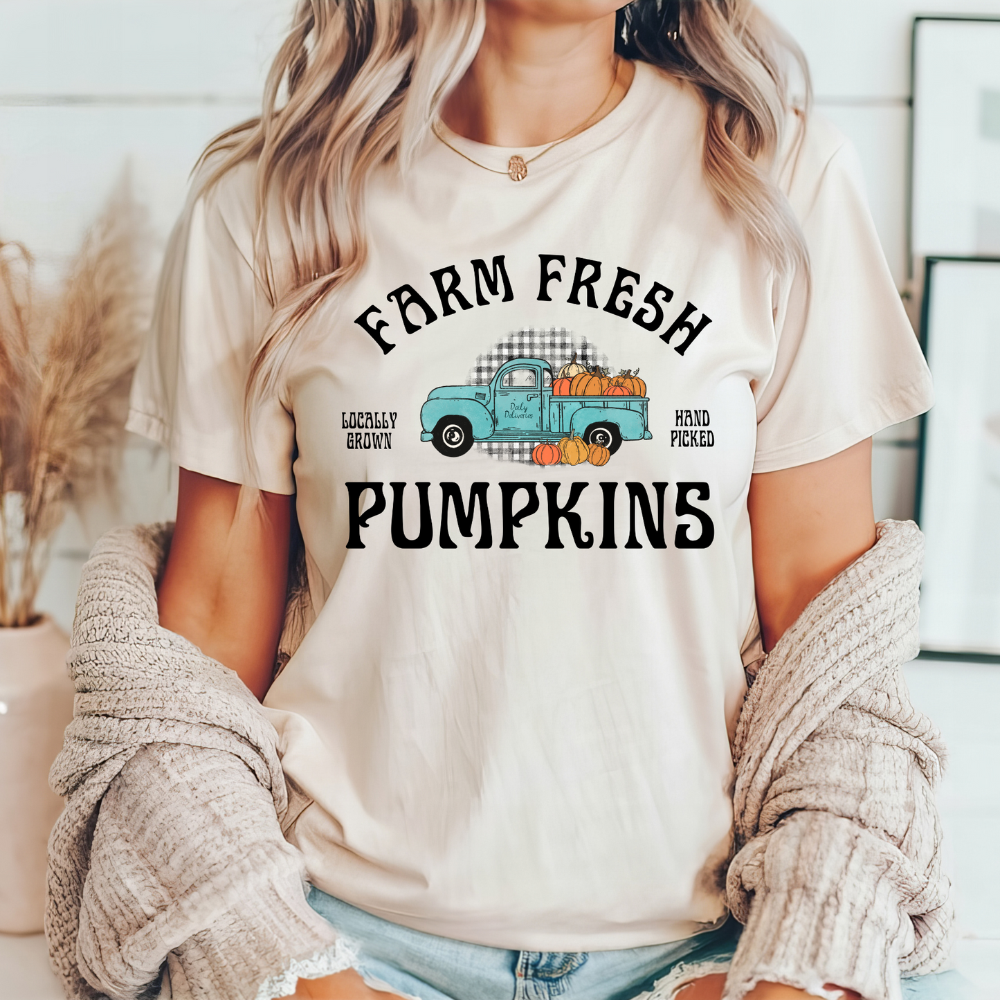 Farm Fresh Pumpkins Comfort Colors Tee