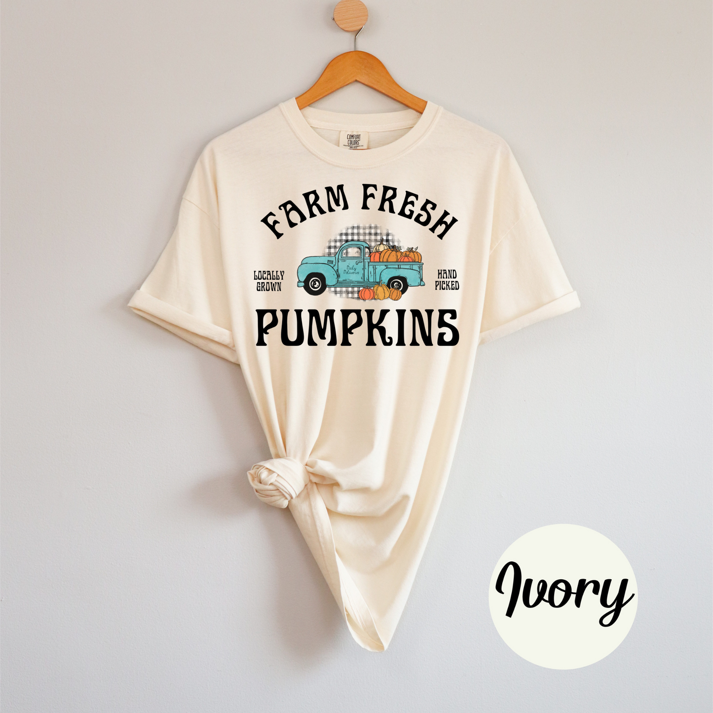Farm Fresh Pumpkins Comfort Colors Tee