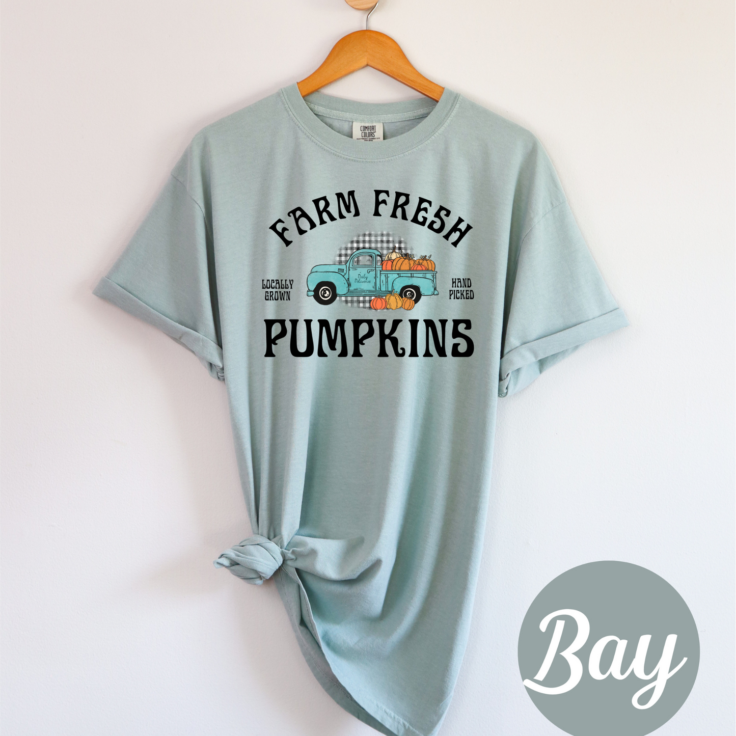 Farm Fresh Pumpkins Comfort Colors Tee