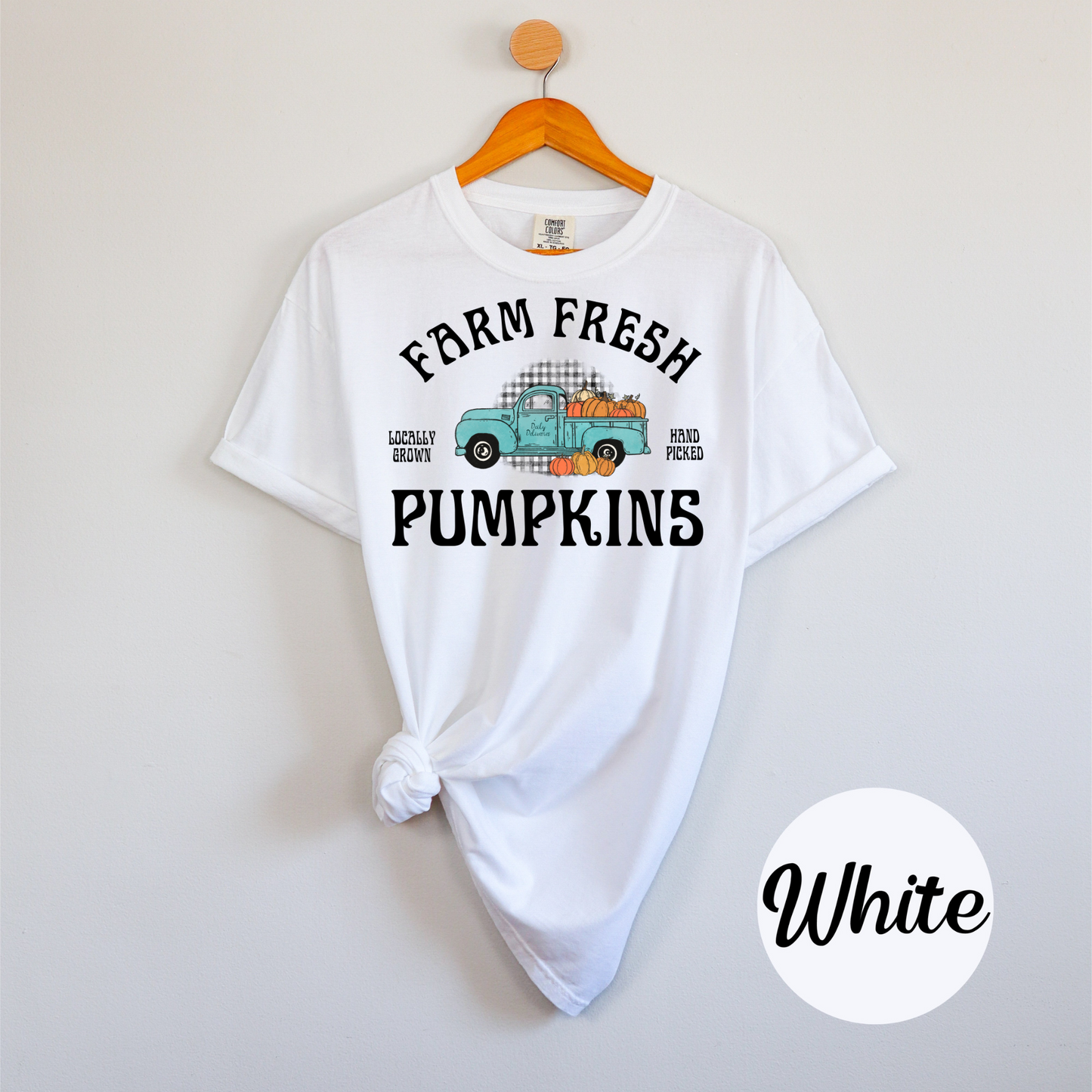 Farm Fresh Pumpkins Comfort Colors Tee