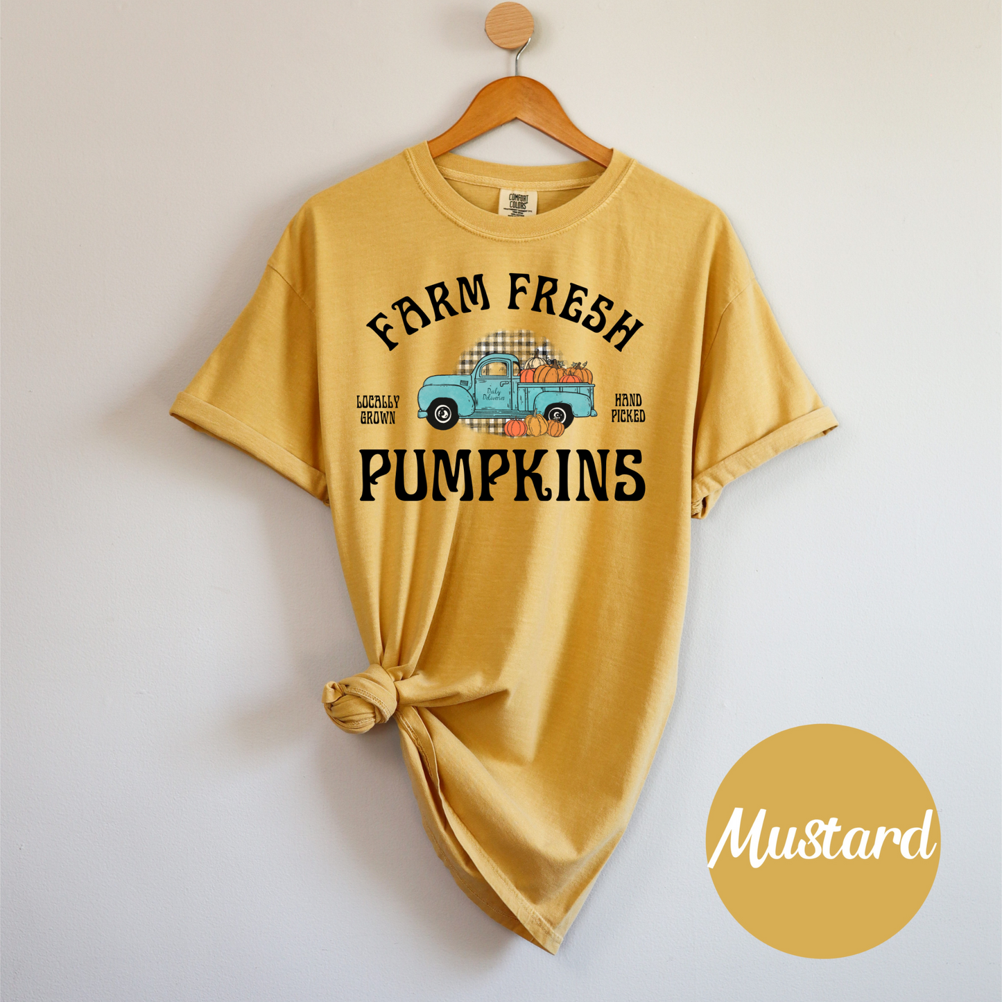 Farm Fresh Pumpkins Comfort Colors Tee