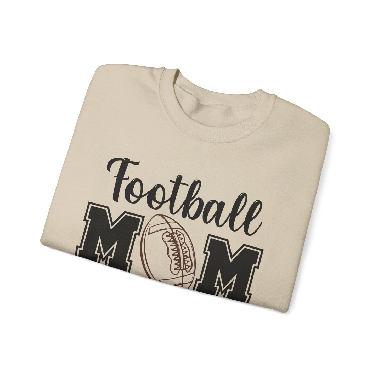 Personalized Football Mom Custom Name and Number Unisex Gildan Sweatshirt