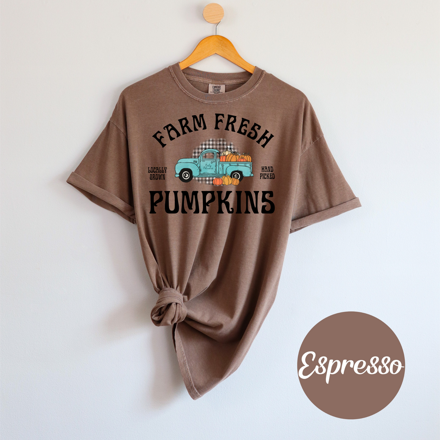 Farm Fresh Pumpkins Comfort Colors Tee