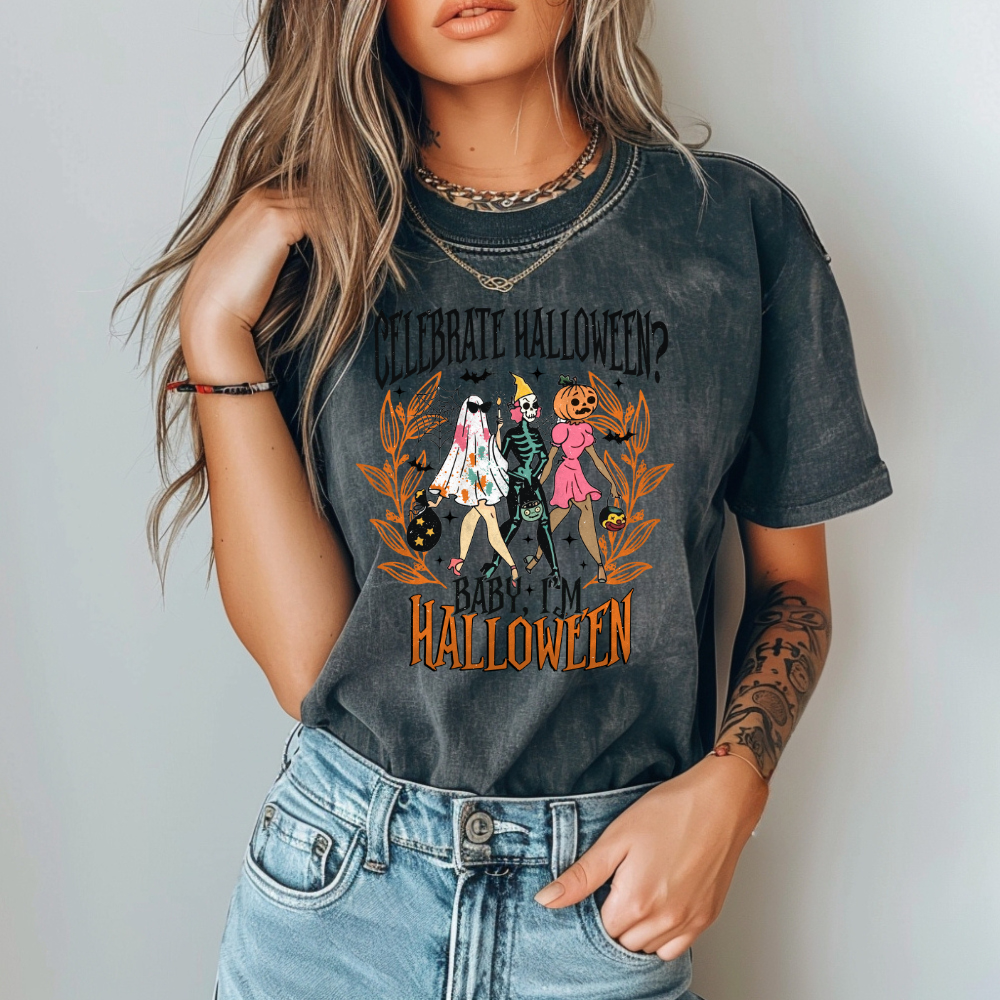 Celebrate Halloween Ghoul Squad – Halloween Party Comfort Colors Women’s T-Shirt