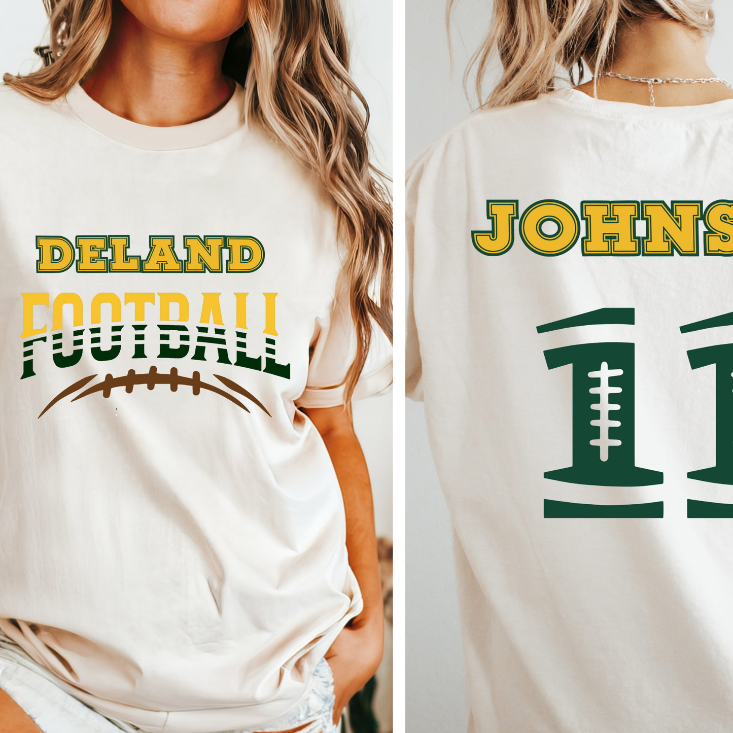 Personalized DeLand Football Unisex T-Shirt
