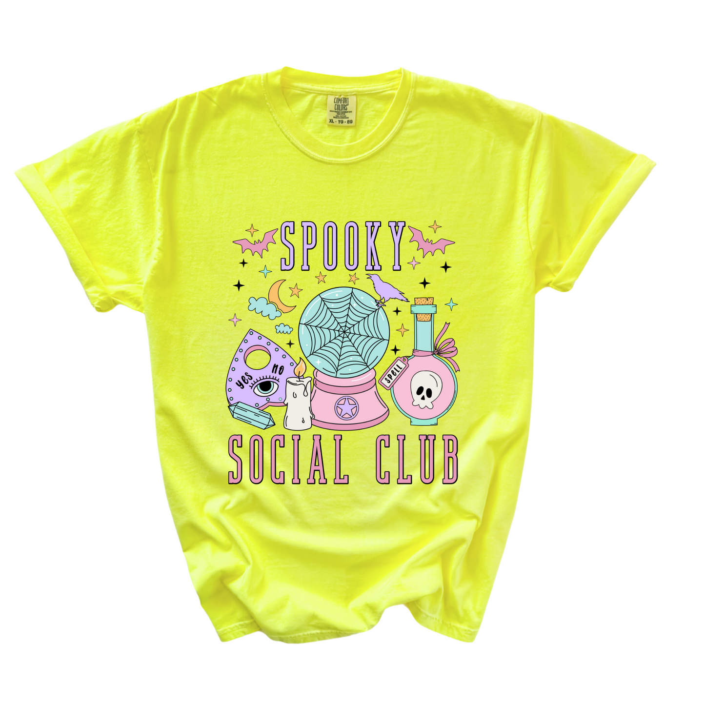 Spooky Social Club Women’s T-Shirt – Ghost Radio Halloween Tee