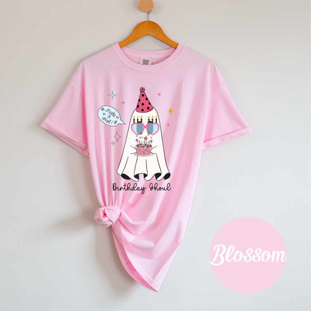 Birthday Ghoul T-Shirt, Spooky and Sweet Birthday Funny Skeleton Goth Ghost T-Shirt