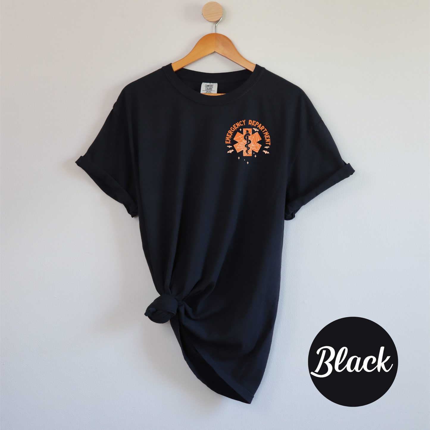 Emergency Department Halloween T-Shirt – Spooky Nurse & Medical Staff Tee