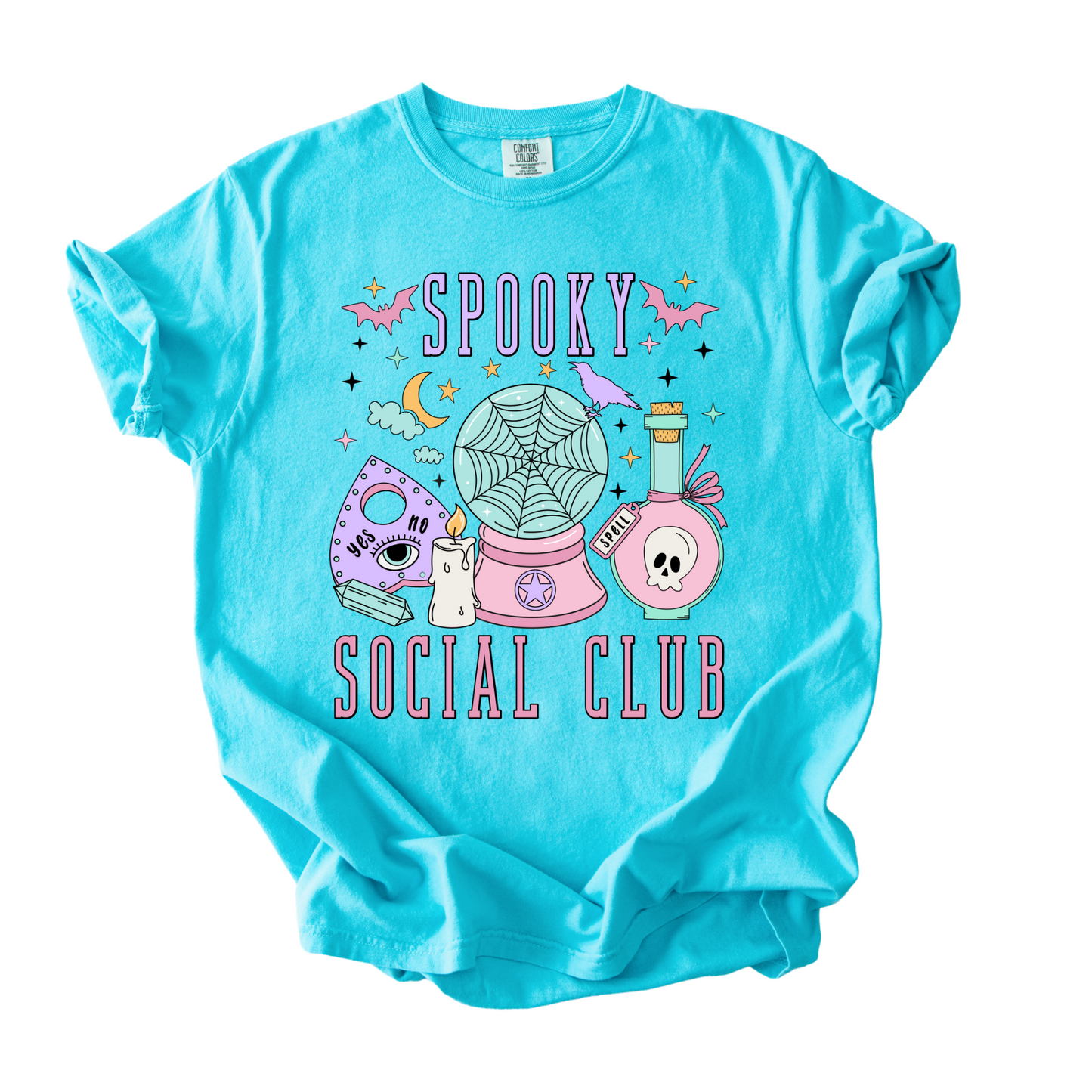 Spooky Social Club Women’s T-Shirt – Ghost Radio Halloween Tee