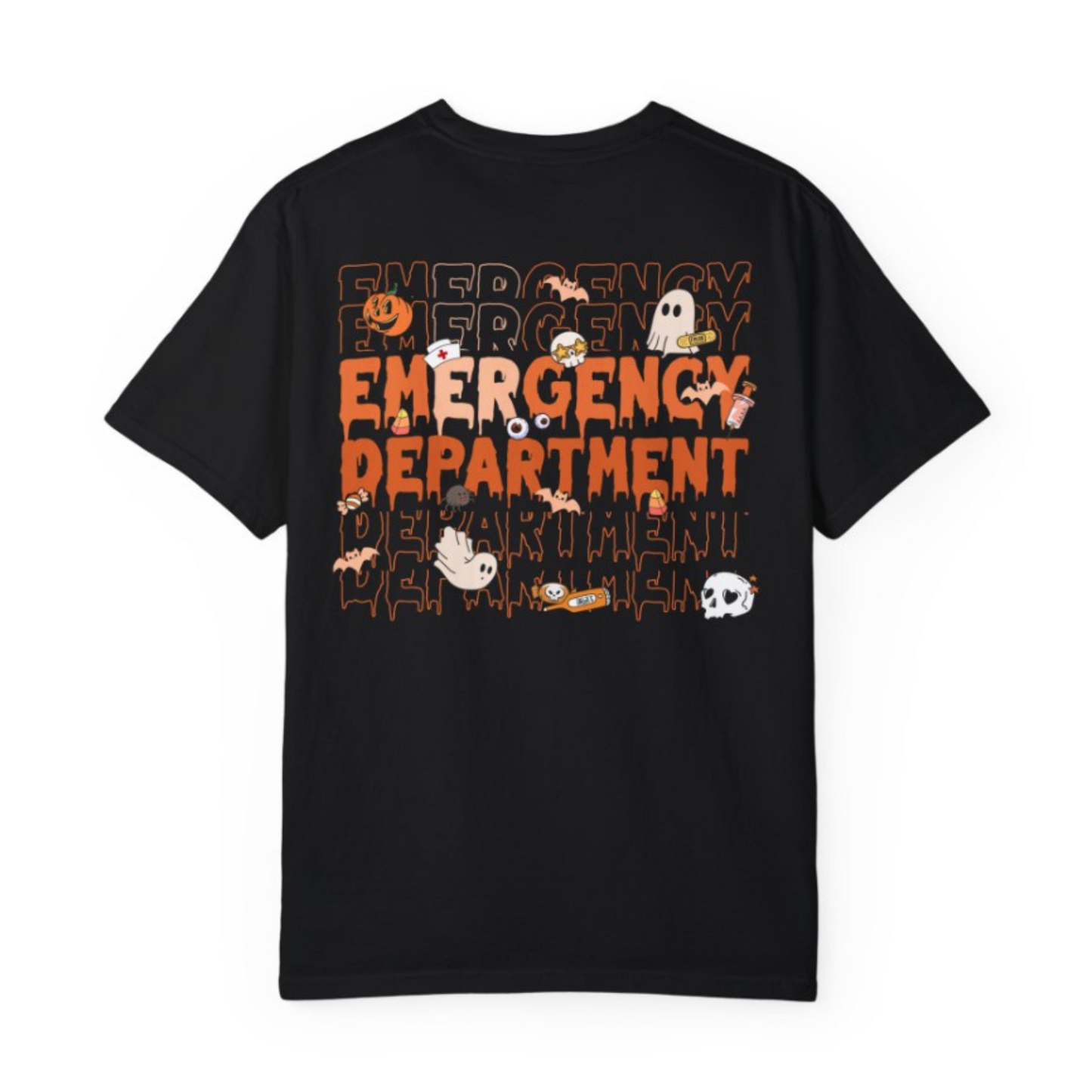 Emergency Department Halloween T-Shirt – Spooky Nurse & Medical Staff Tee