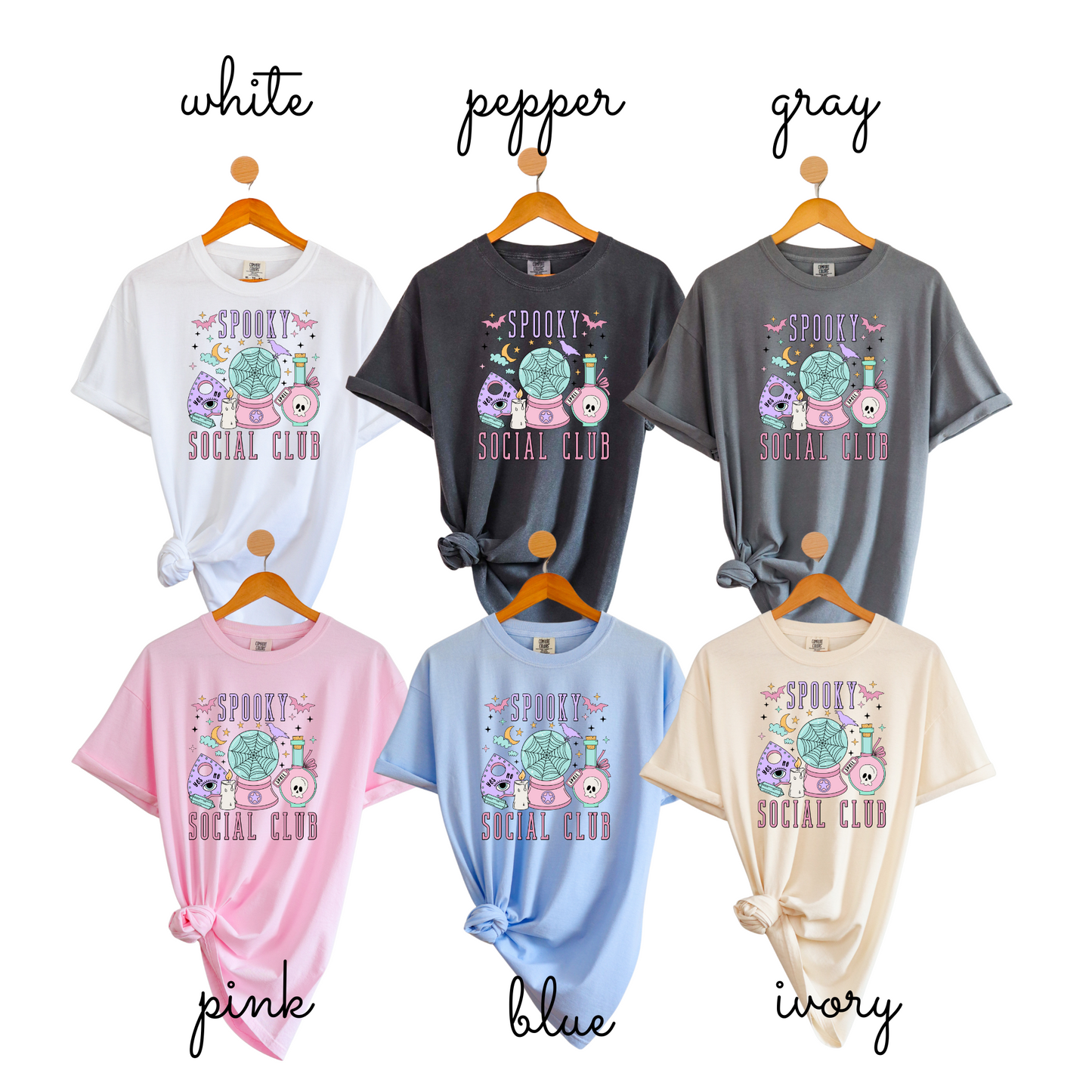 Spooky Social Club Women’s T-Shirt – Ghost Radio Halloween Tee