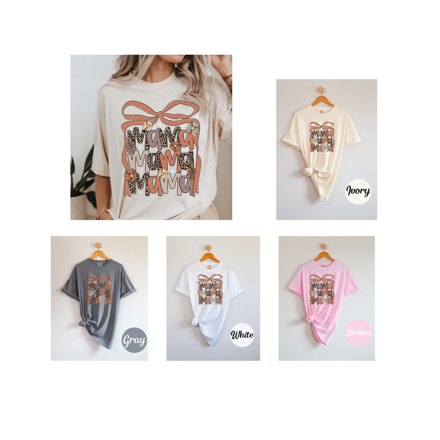 Handmade Mother’s Day Gift Box – T-Shirt, Cup, Earrings, I Love You Drink Stirrer, Card, Gift Idea