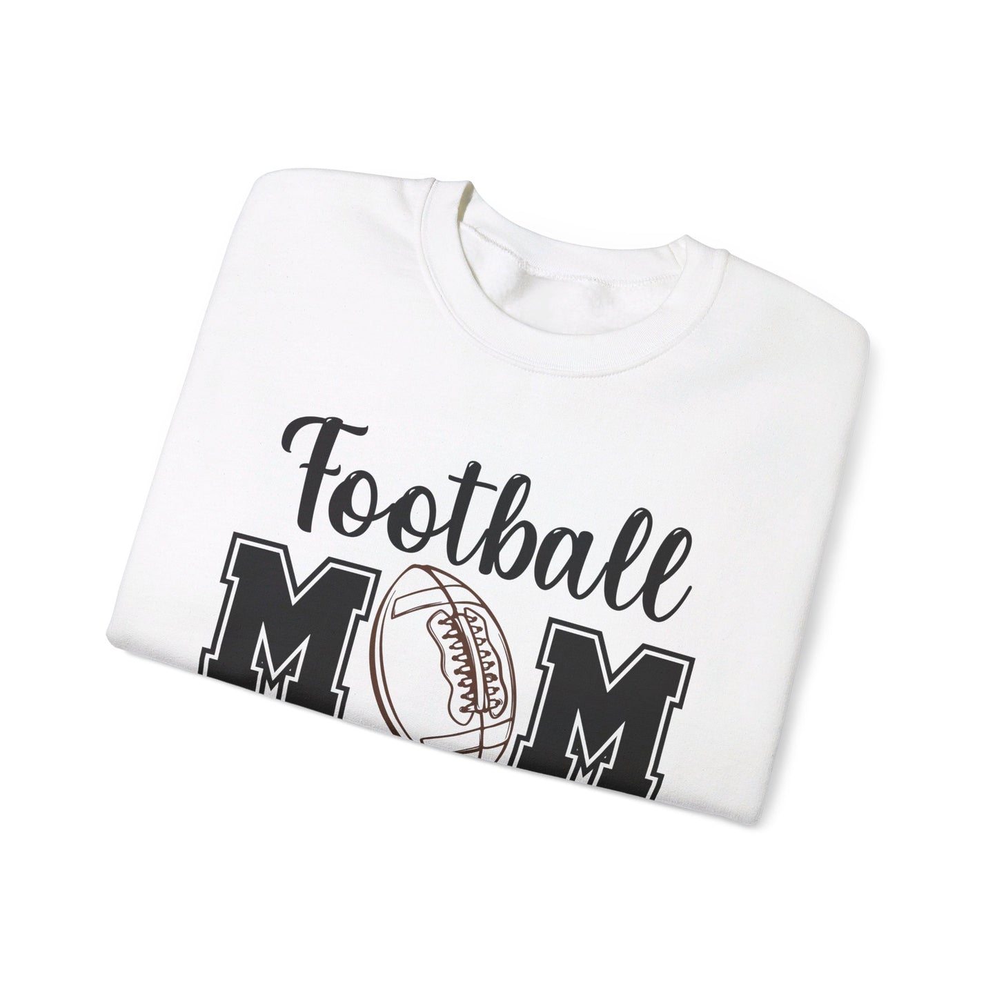 Personalized Football Mom Custom Name and Number Unisex Gildan Sweatshirt