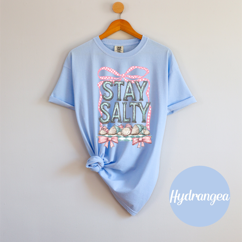 Stay Salty Tee β Coquette Coastal Cutie Vibes Womens Vacation Summer Shirt