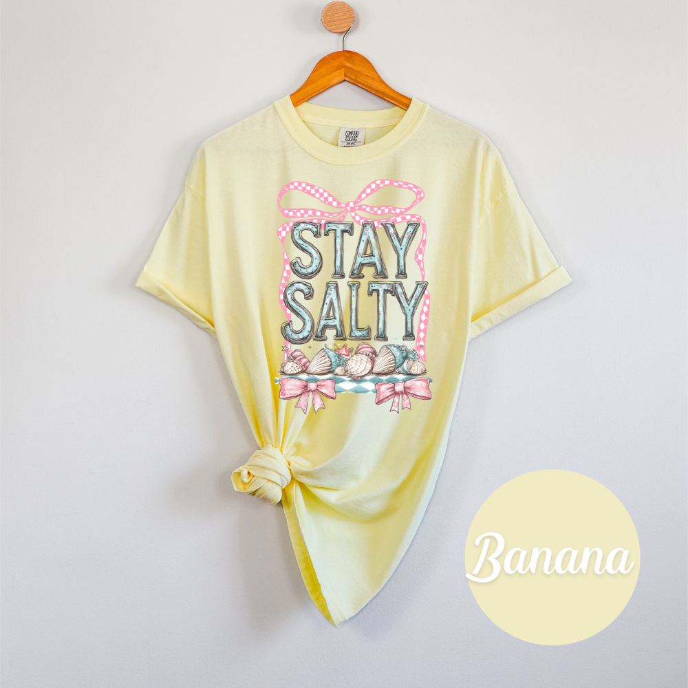 Stay Salty Tee β Coquette Coastal Cutie Vibes Womens Vacation Summer Shirt